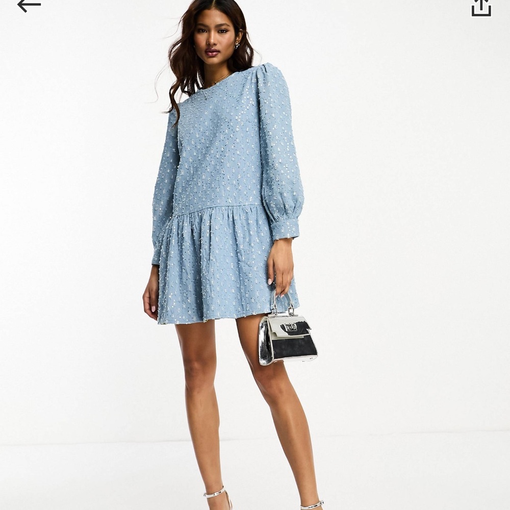 Neverfullydressed smock denim dress - BNWT